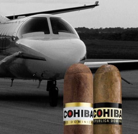 cohiba lifestyle plane cigar
