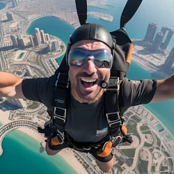 sky diving over dubai and other extreme bachelor party ideas