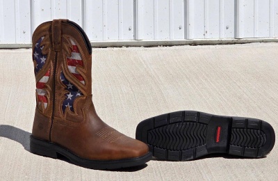 Review: American Flag Rancher Steel Toe Wellington Boot by Wolverine