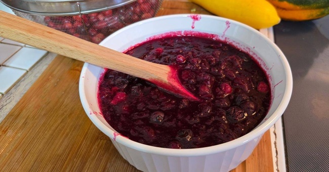 Wampanoag Indian Inspired Maple, Blueberry, and Cranberry Sauce Recipe