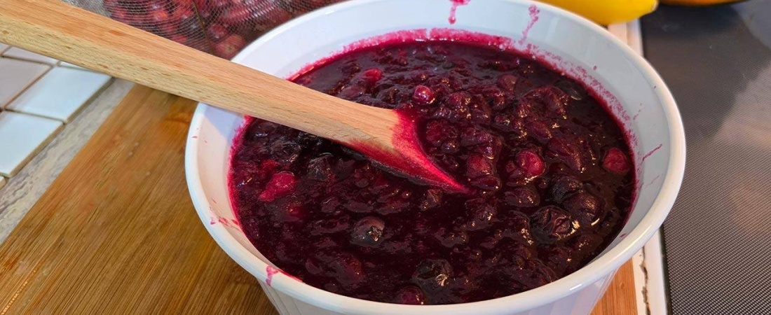 Wampanoag Indian Inspired Maple, Blueberry, and Cranberry Sauce Recipe