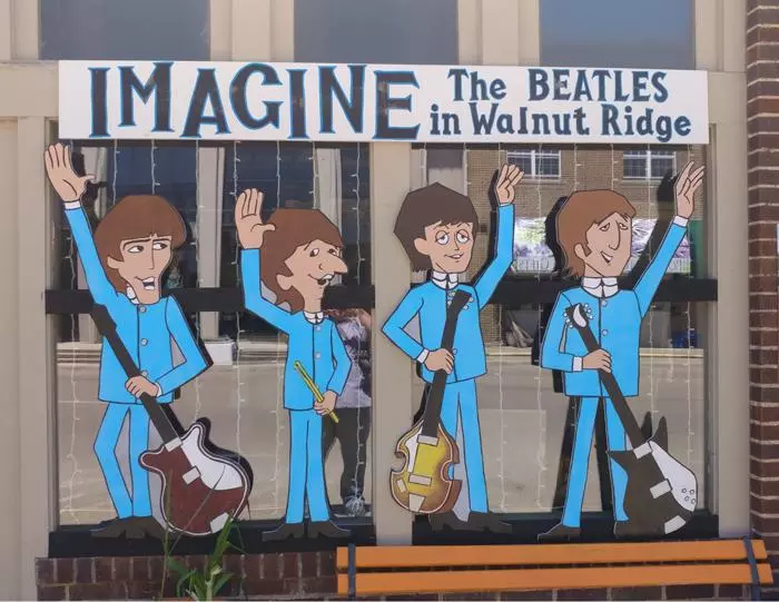 imagine the Beatles visit to walnut ridge Arkansas