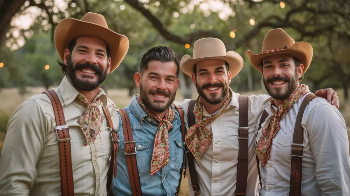 cowboy bachelor party custom gear
