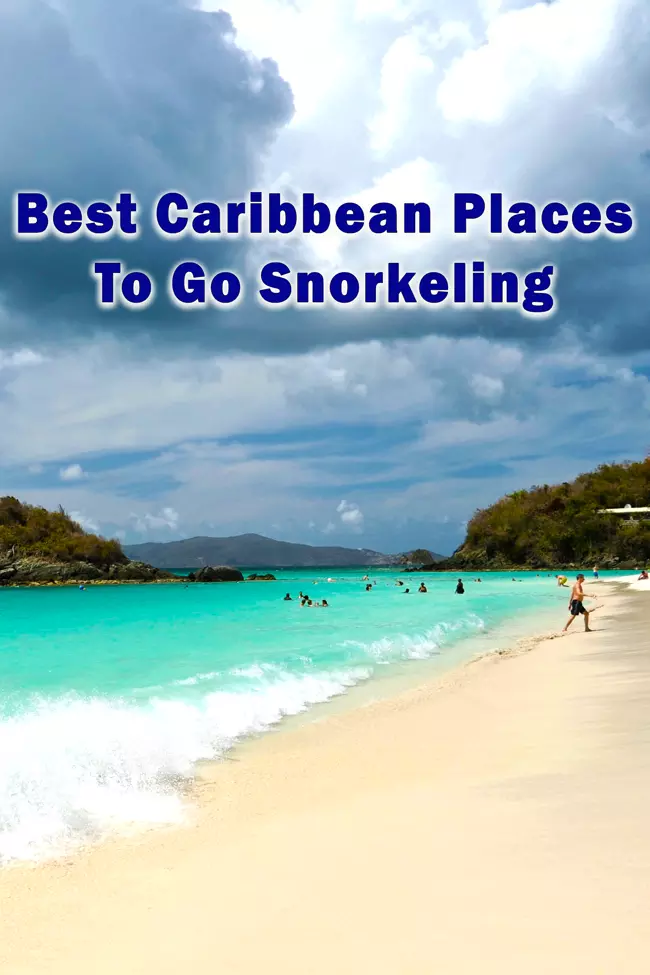 best caribbean places to go snorkeling including trunk bay st johns us virgin islands