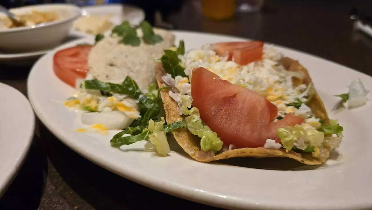 tacos at El Tipico Mexican restaurant in Toledo