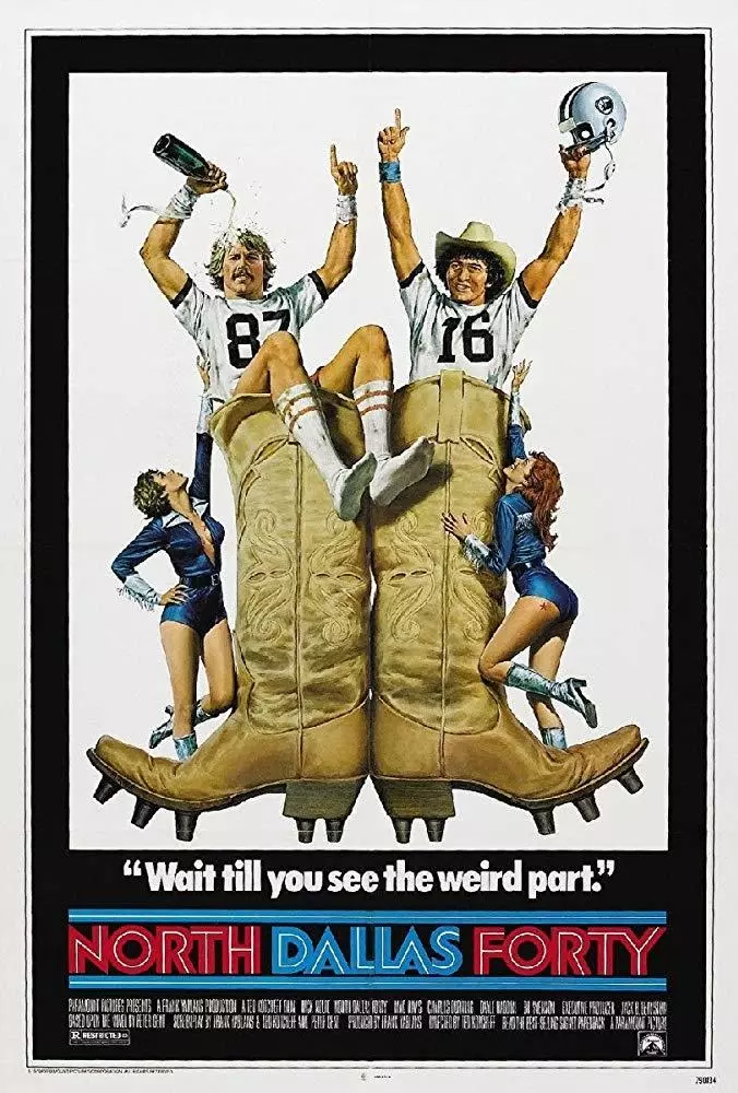 north dallas forty football movie poster