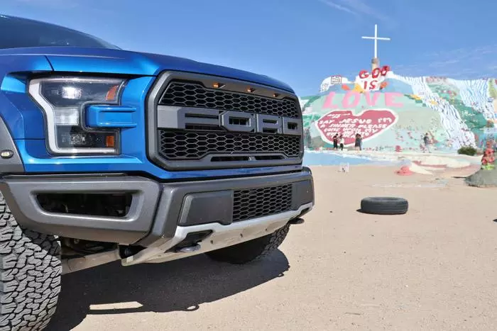 ford raptor salvation mountain