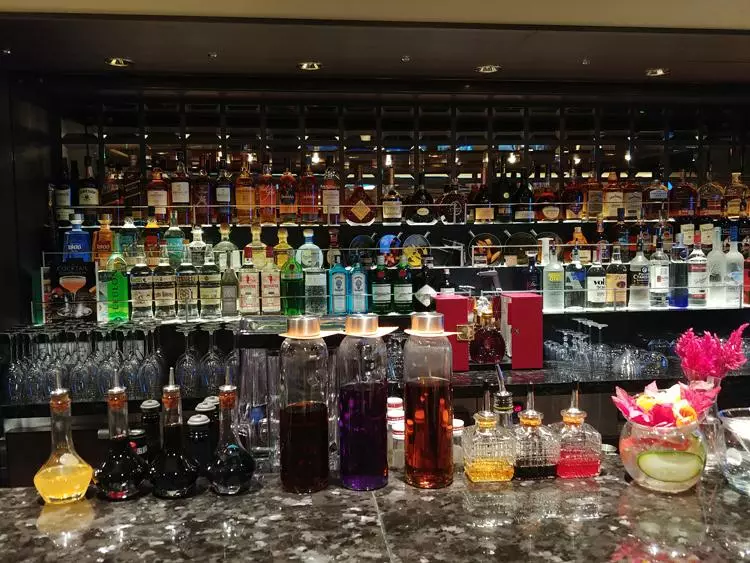 haven bar selection on norwegian joy cruise ship