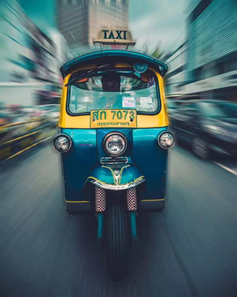 thailand tuk tuk taxi