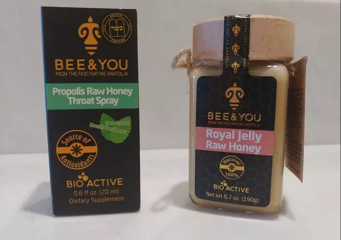 bee and you throat spray royal jelly