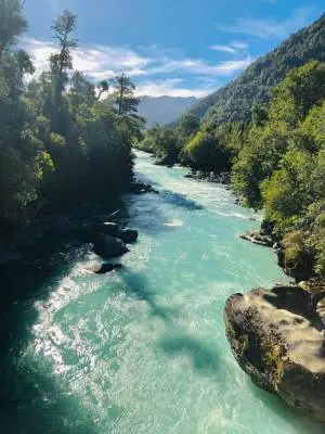 River through the Patagonia Andes