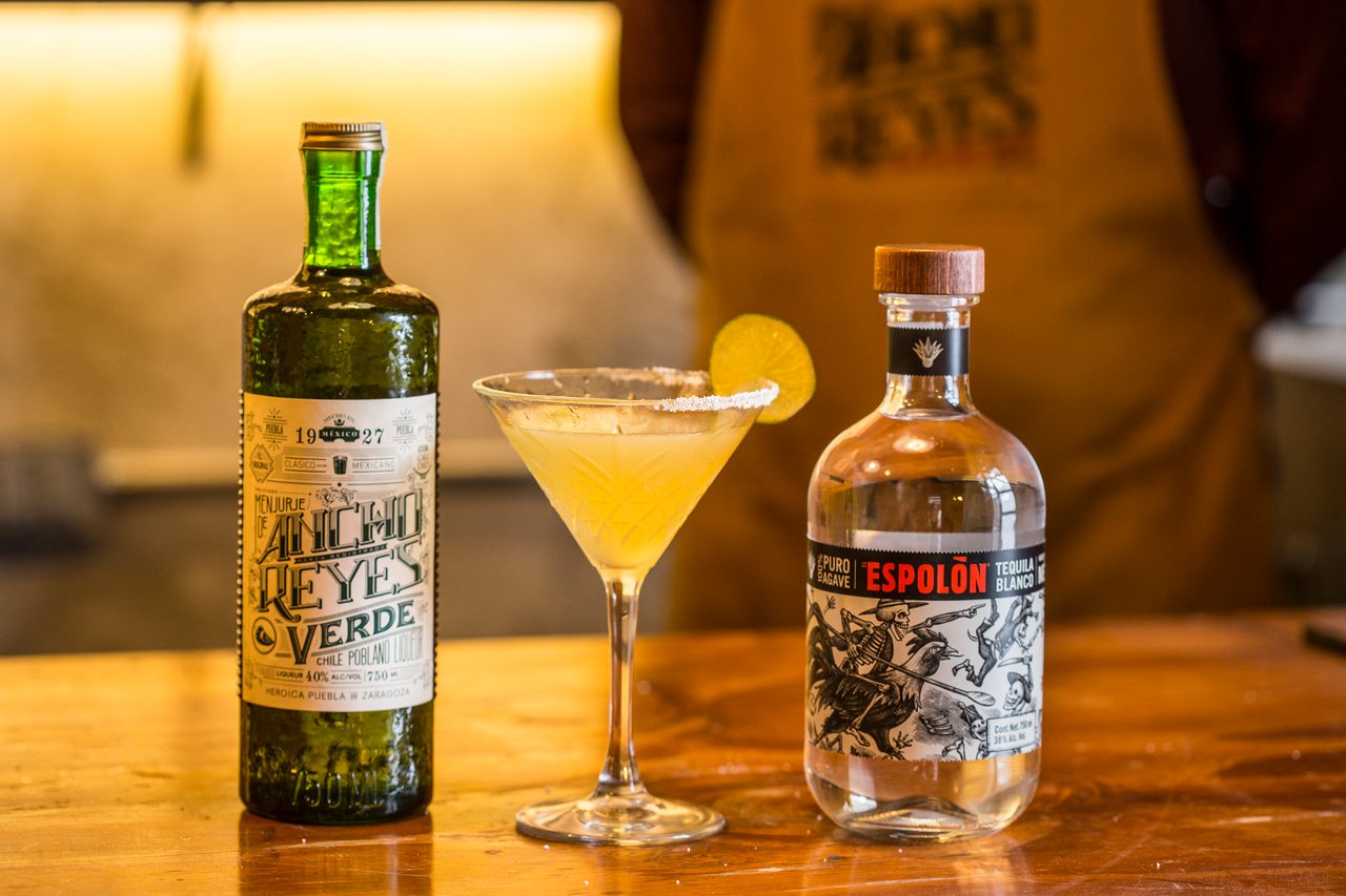 Ancho Reyes spicy cocktails for National Cocktail Day