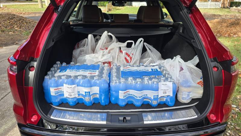 truck space getting groceries