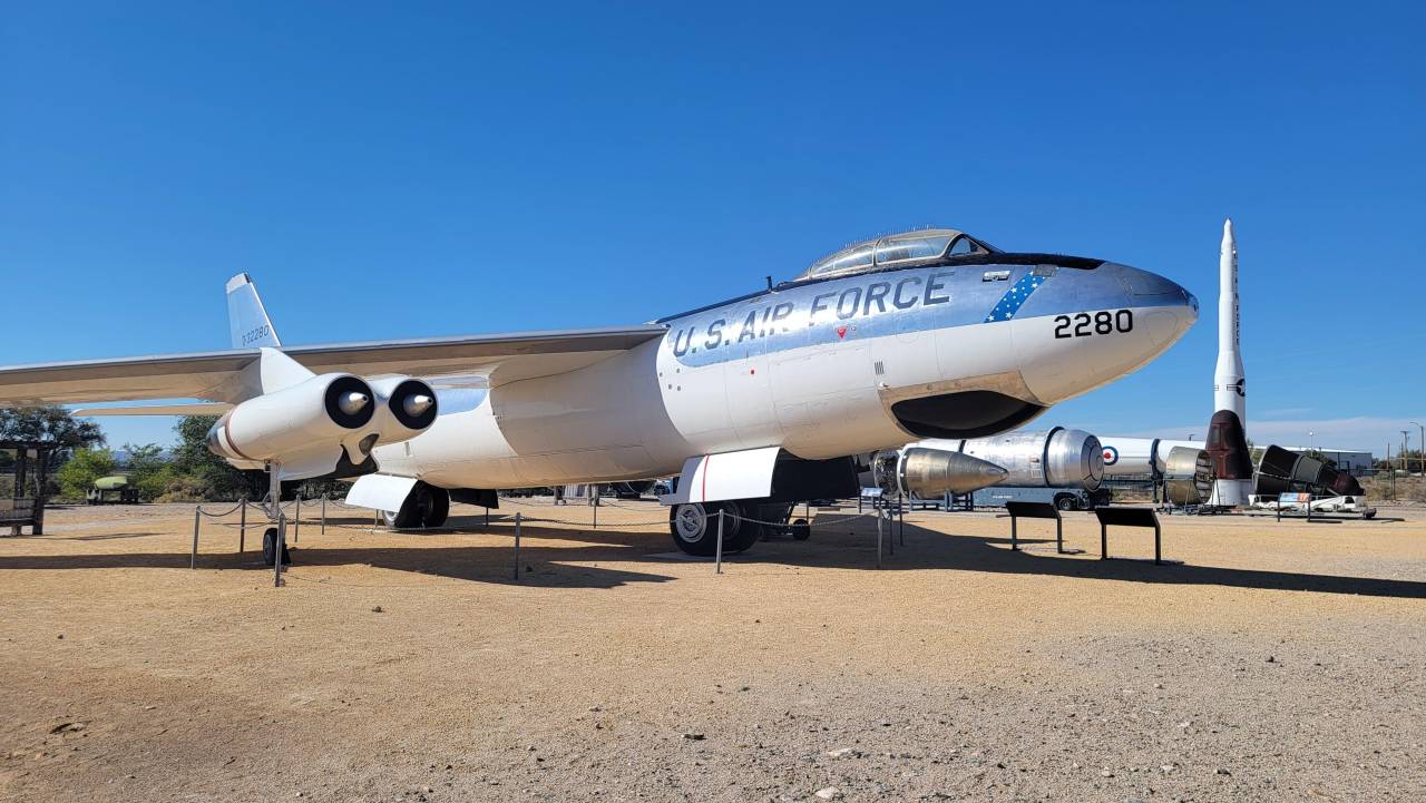 bomber aircraft at national museum of nuclear science history