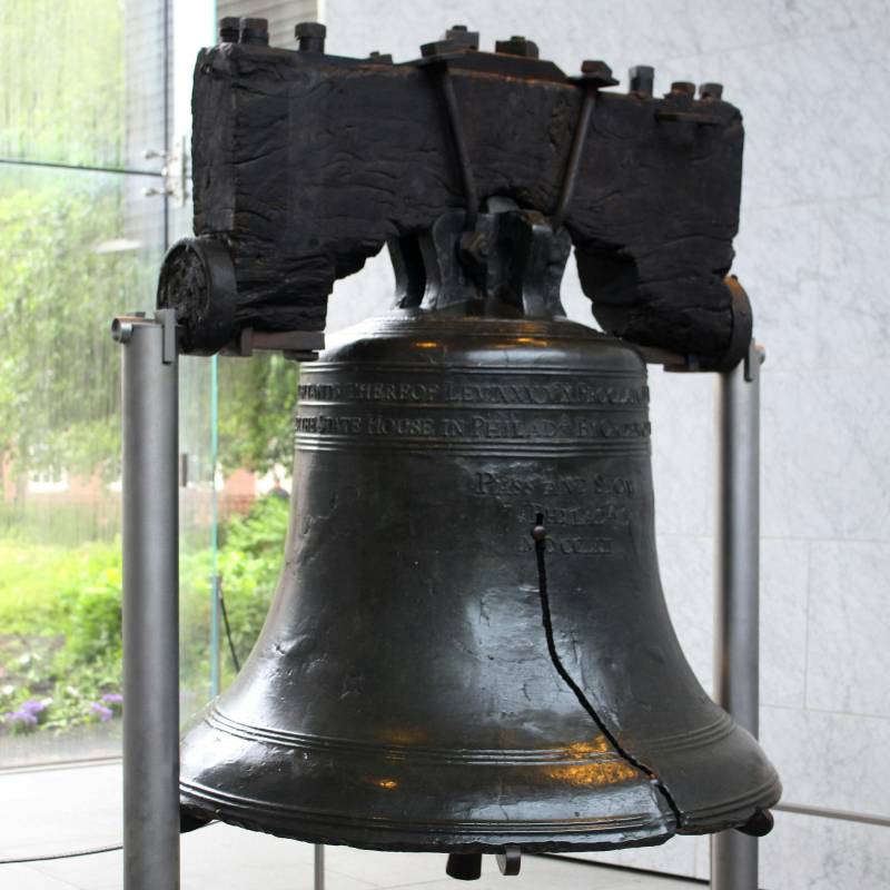 liberty bell at independence hall philadelphia