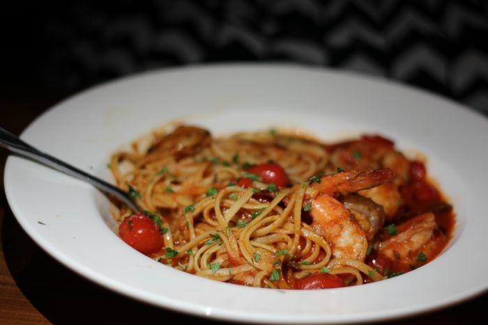 prawn linguini