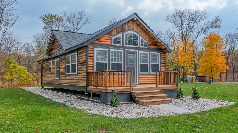 prefab home hunting cabin