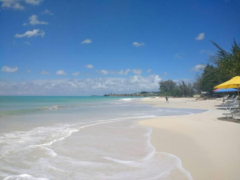 fort james beach antigua and barbuda caribbean beach