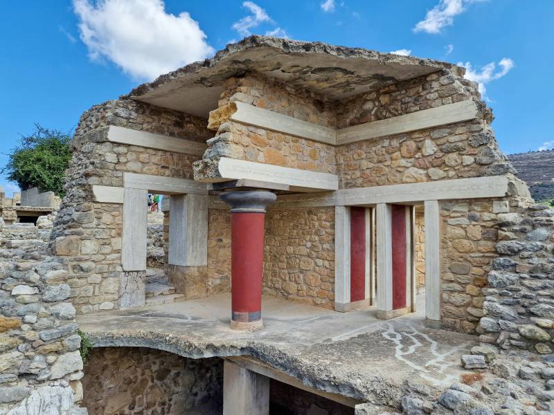 knossos palace greece island of crete