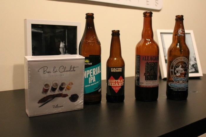 chocolates and beers