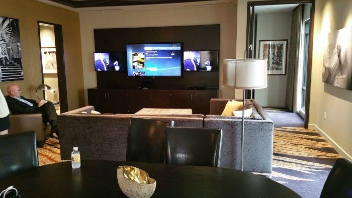 penthouse suite tv room