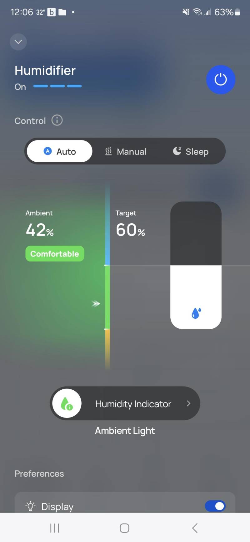 dreo smart humitifier app controls