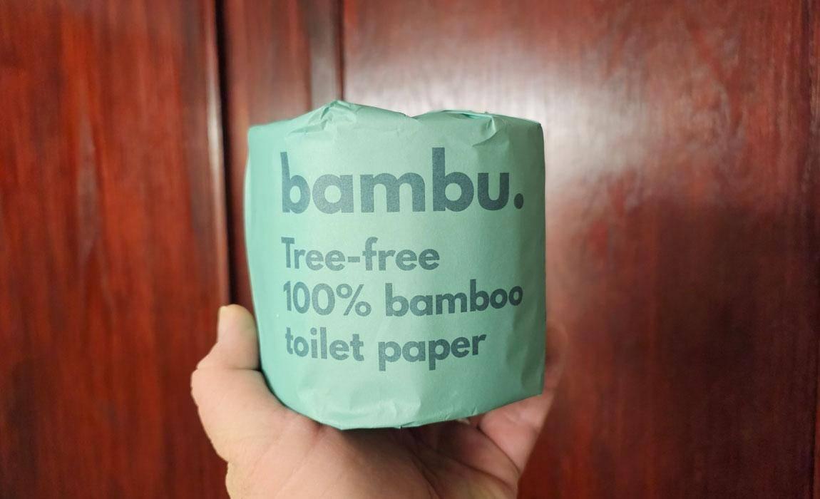 bamboo toilet paper is a good eco-friendly option for bathrooms