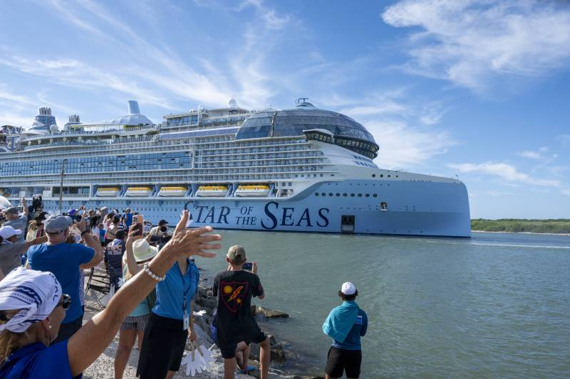 Royal Caribbean Star of the Seas sailing from Port Canaveral, Florida (photo courtesy of Florida's Space Coast)