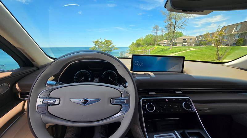 genesis gv80 driver view