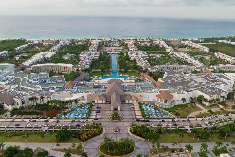 back view hard rock hotel punta cana