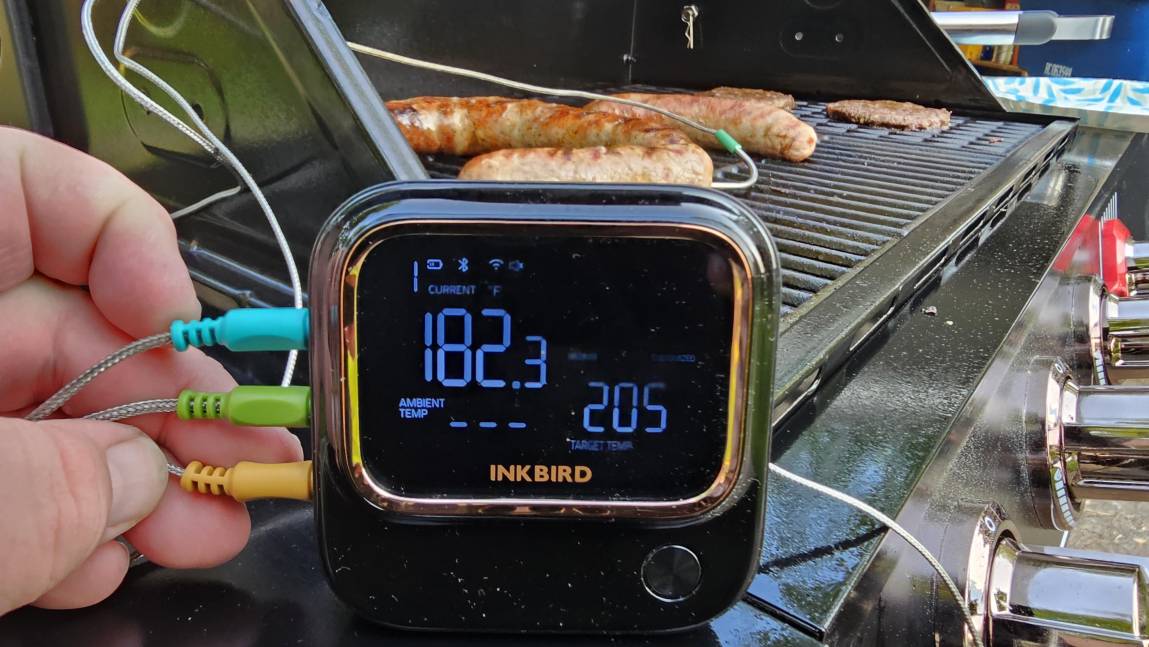 INKBIRD Wifi Meat Thermometer + Instant Read Thermoemter Grill Kitchen  Smoke C/F