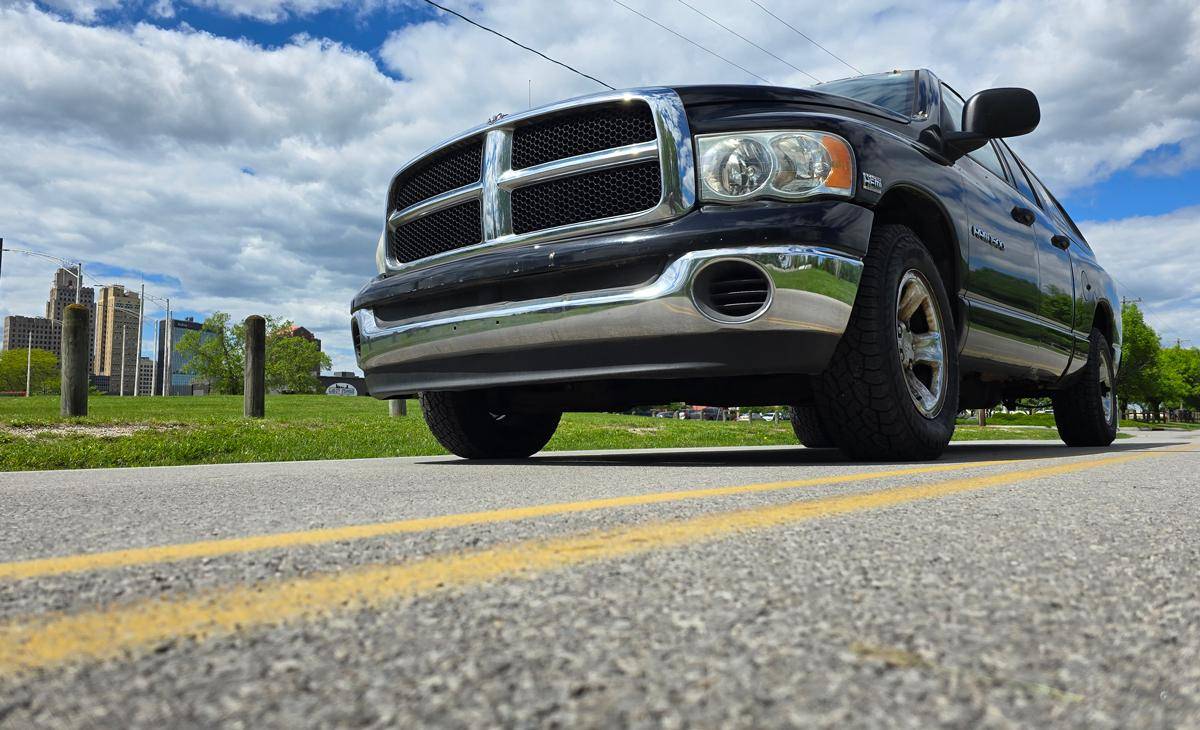 truck on road