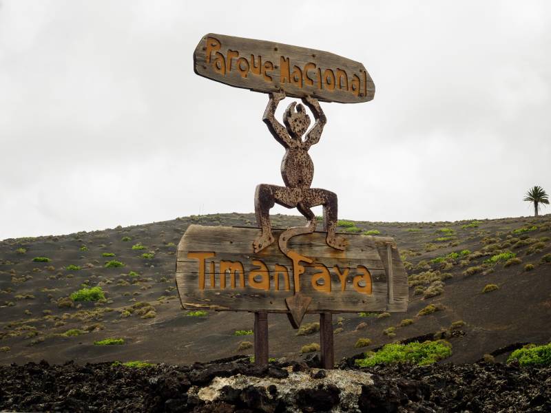 timanfaya volcanic park on lanzarote