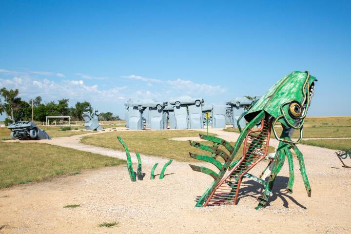 carhenge public art county road 59 in alliance nebraska