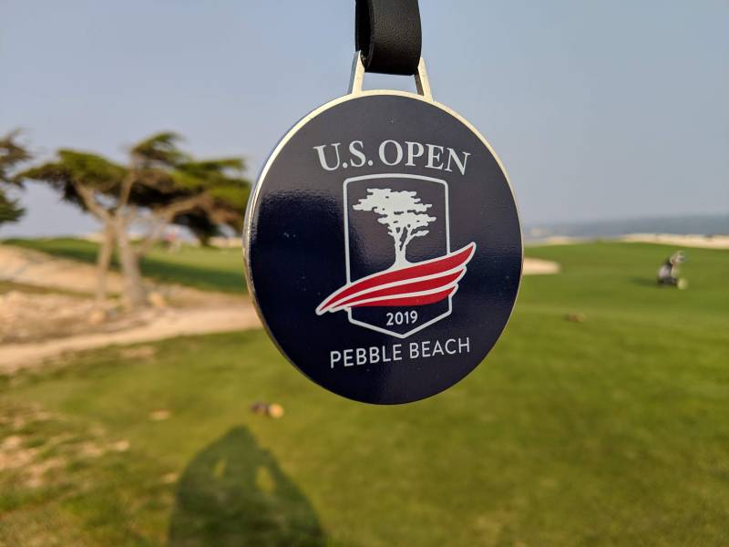 us open luggage tag pebble beach