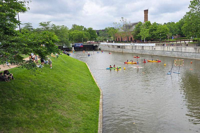 kayaking james river at riverrock festival