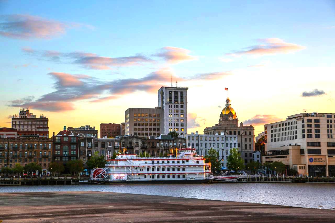 savannah georgia waterfront for guys trip