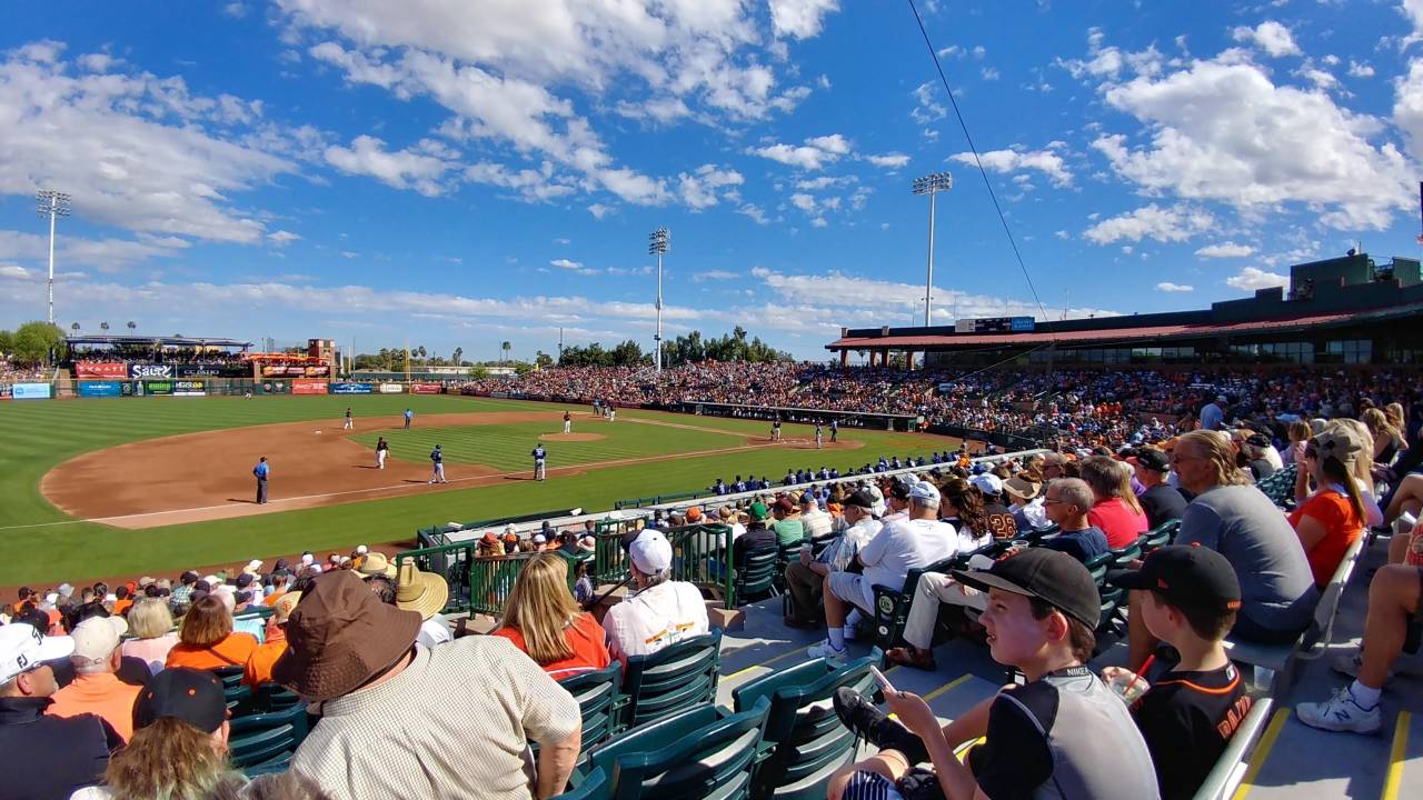 scottsdale stadium spring training baseball