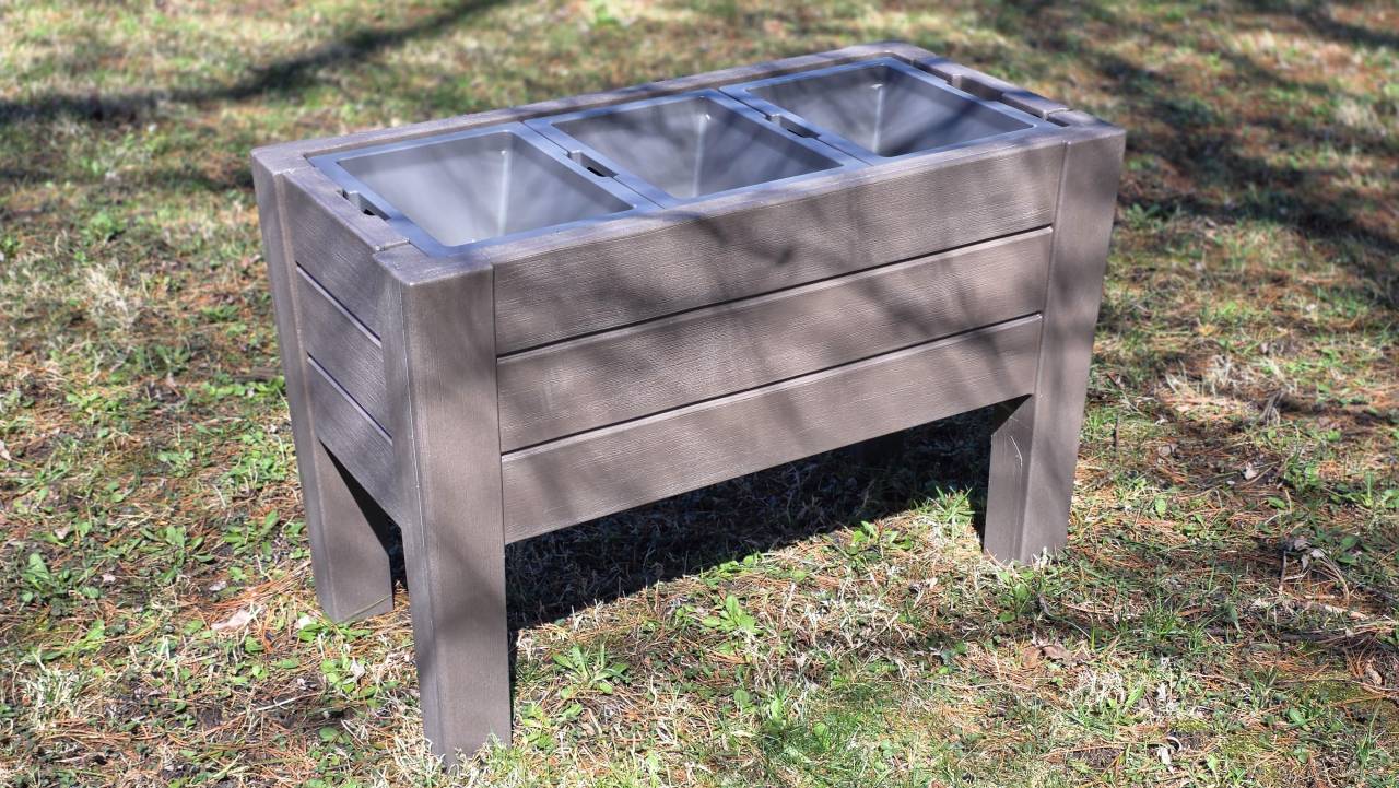 step 2 raised planter box herb garden for grilling