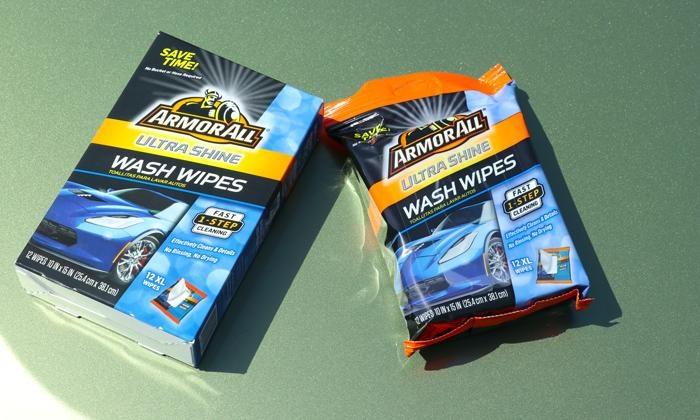 ultra shine wash wipes packaging