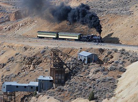 passing old mining sites