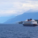 Disney Wonder cruising in Alaska