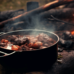 eating beaver stew