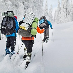 backcountry skiing in the canadian rockies