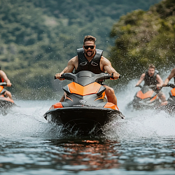 jet ski adventure on a guys weekend getaway