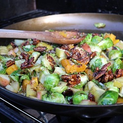 Autumn Skillet Mix: Butternut Squash, Brussels Sprouts & Apples Perfect Fall Flavors Autumn Skillet Mix with Butternut Squash, Brussels Sprouts & Apples